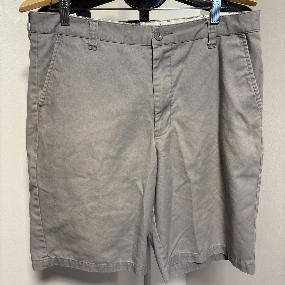 Blue Crown Slim Chino Shorts Mens Size Gray  Skater Everyday Casual Beach, Golf